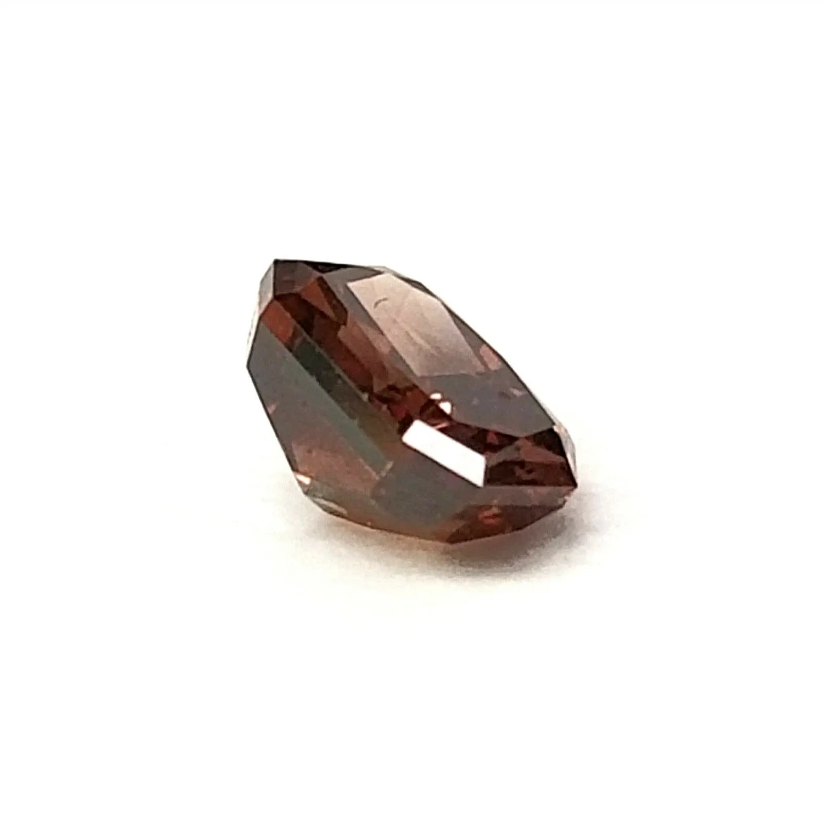 0.28 CT Fancy Red Orange Brown Color GIA Certified Natural Loose Diamond Radiant