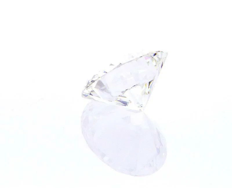 0.41 CT Diamond F SI1 Certified Natural Loose Round Cut Brilliant Very Good Make