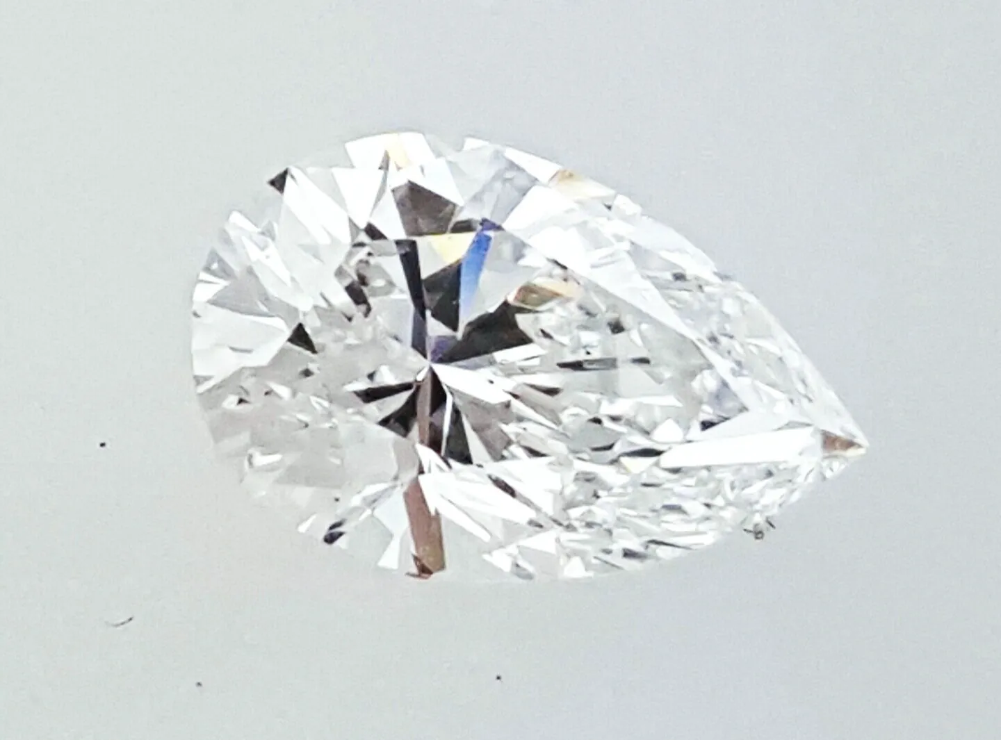 0.81 CT D Color VS2 Clarity GIA Certified Pear Shape Cut Natural Loose Diamond