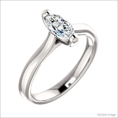 1 Carat Marquise Cut Diamond - L SI1 - 0.90ct - 210834