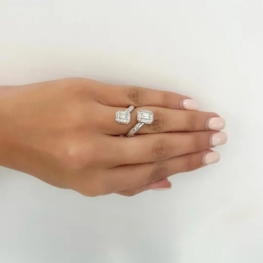 1/2 Carat Emerald Cut Diamond - G IF - 0.55ct - 100676