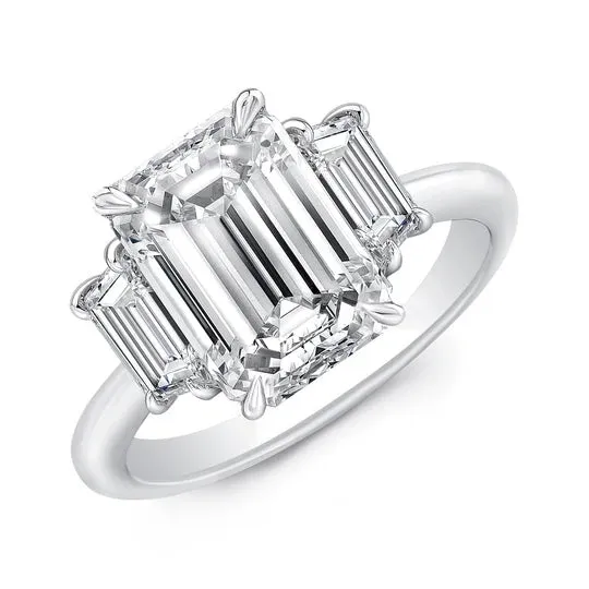 1/2 Carat Emerald Cut Diamond - G IF - 0.55ct - 100676