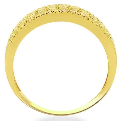 14K Solid Yellow Gold Diamond Wedding Band 0.77 Ctw