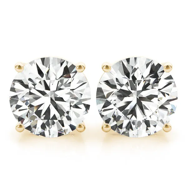 14K  Stud Diamond Earrings