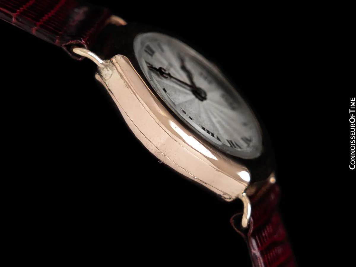 1920's Rolex Ladies Vintage Art Deco Watch - 9K Rose Gold