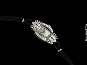 1953 Tiffany & Co. Ladies Vintage Watch - Platinum & Diamonds