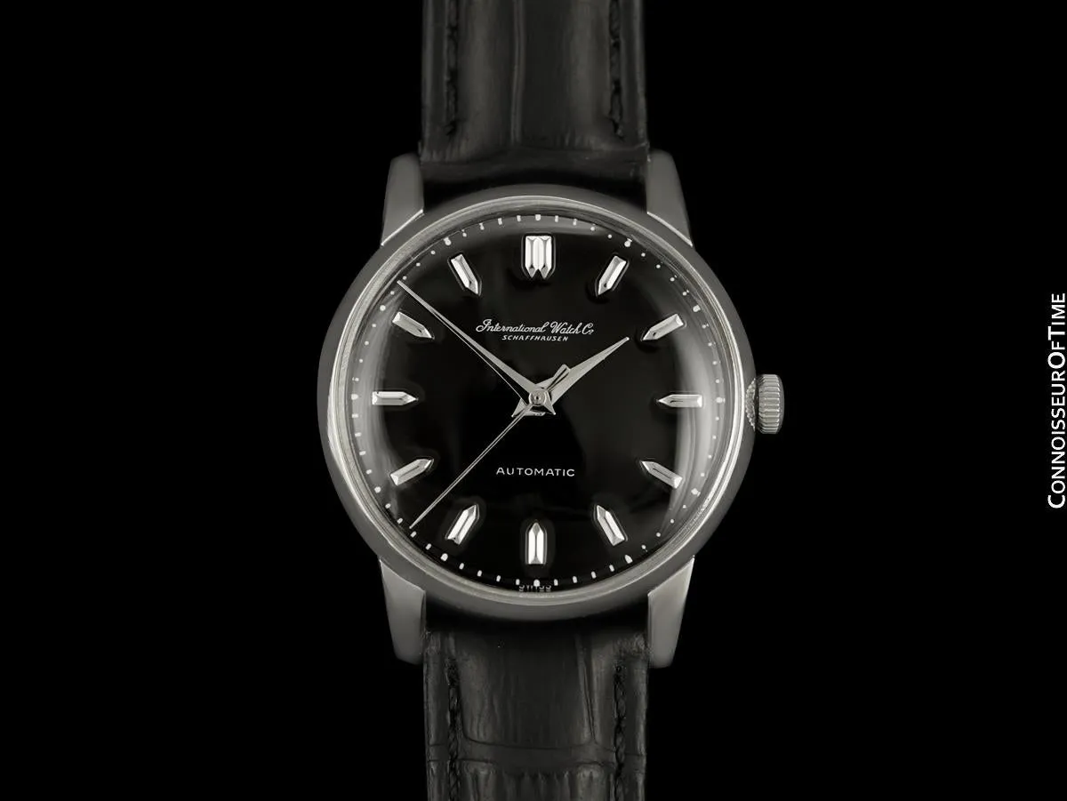 1958 IWC Vintage Mens Full Size Automatic Cal. 852 Watch - Platinum