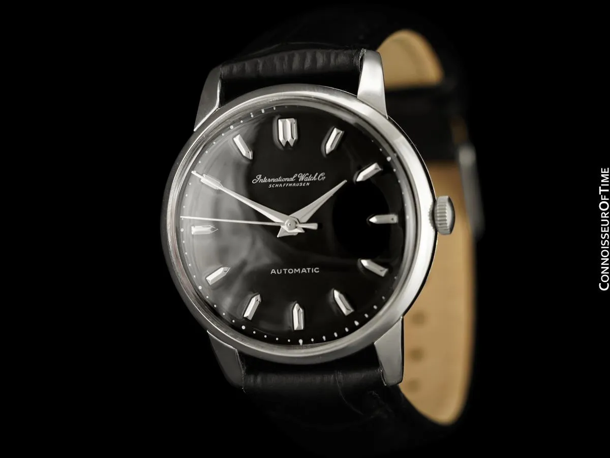 1958 IWC Vintage Mens Full Size Automatic Cal. 852 Watch - Platinum