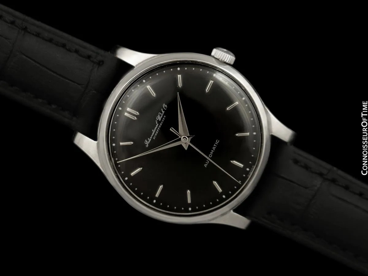 1960 IWC Vintage Mens Full Size Automatic Cal. 853 Watch - Platinum