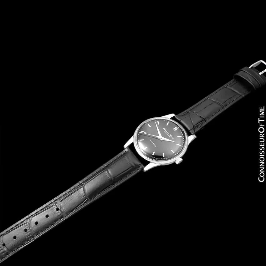 1962 IWC Vintage Mens Full Size Automatic Cal. 853 Isomura Watch - Platinum