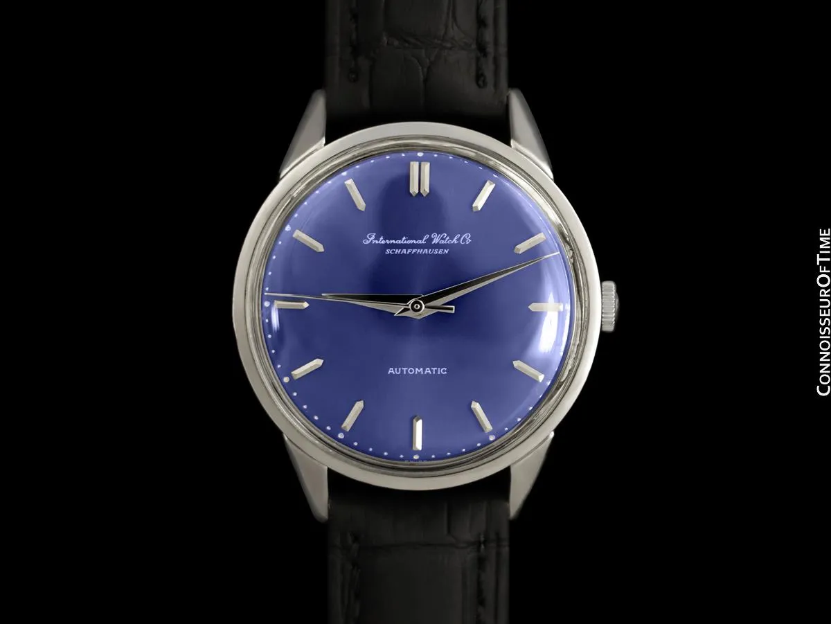 1963 IWC Vintage Mens Full Size Cal. 853 Automatic Watch - Platinum