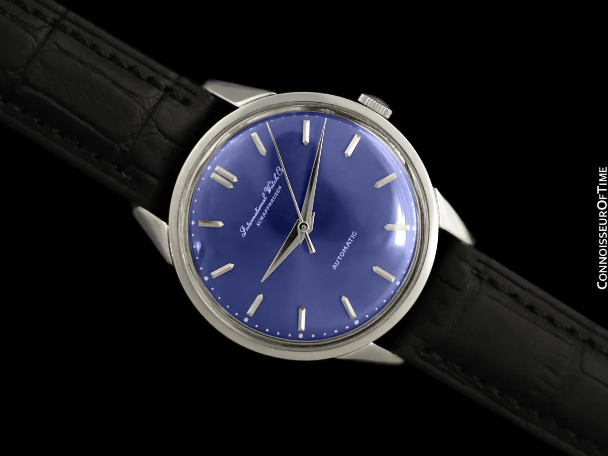 1963 IWC Vintage Mens Full Size Cal. 853 Automatic Watch - Platinum
