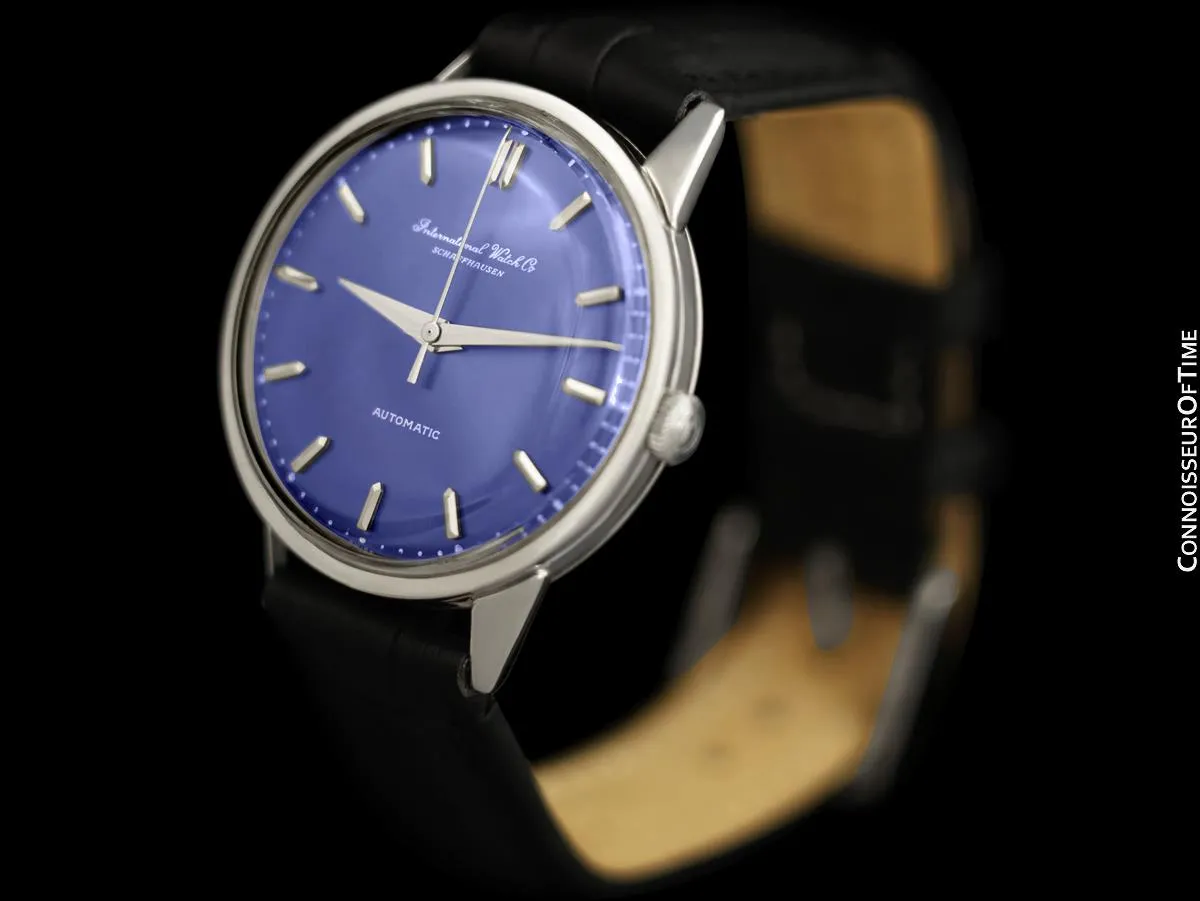 1963 IWC Vintage Mens Full Size Cal. 853 Automatic Watch - Platinum