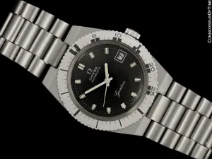 1972 Omega Geneve "Submariner" Vintage Mens Divers Watch - Stainless Steel