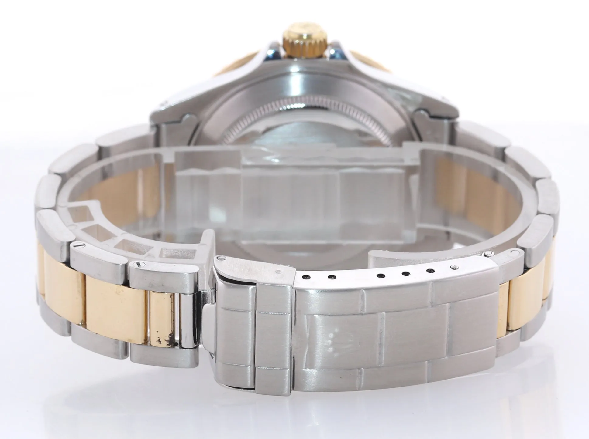 1998 Rolex Submariner 16613 Two Tone Steel 18k Yellow Gold Blue 40mm Dive Watch