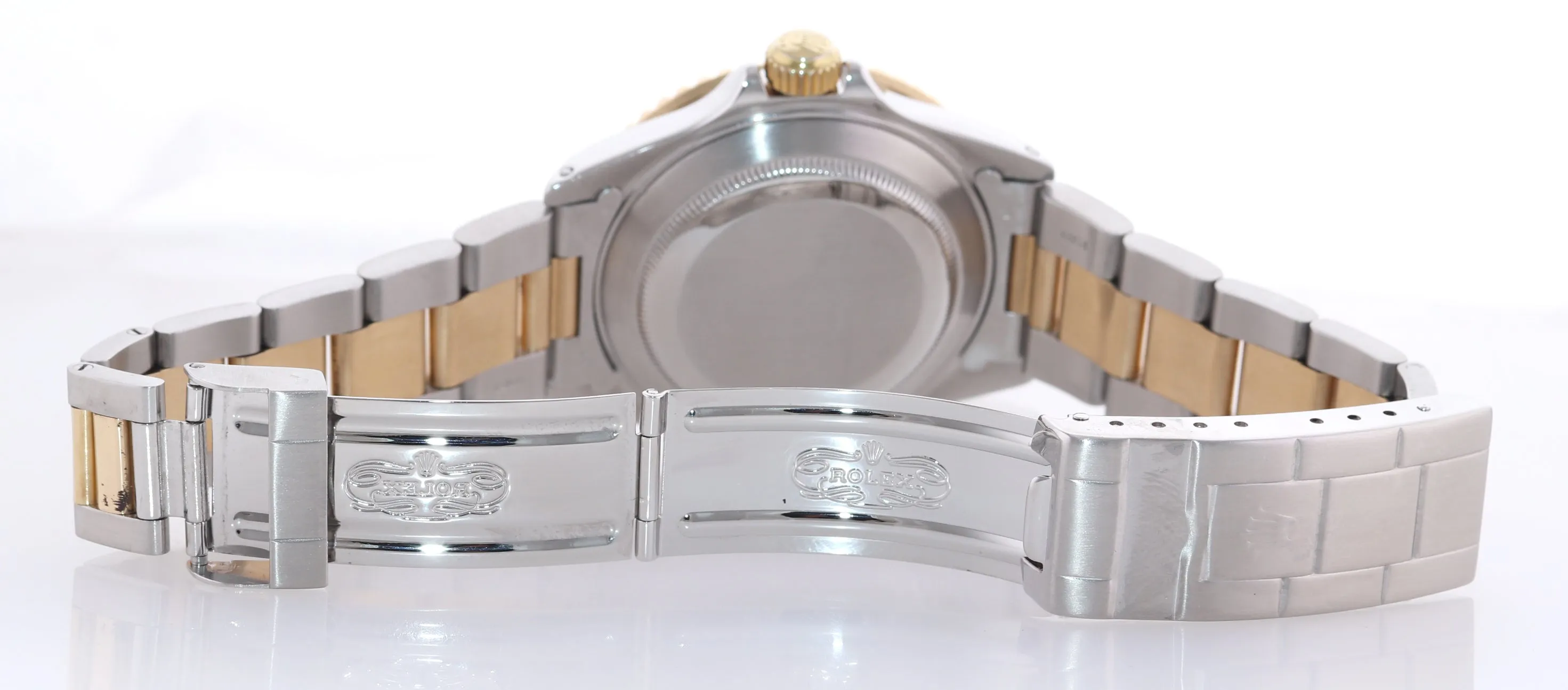 1998 Rolex Submariner 16613 Two Tone Steel 18k Yellow Gold Blue 40mm Dive Watch