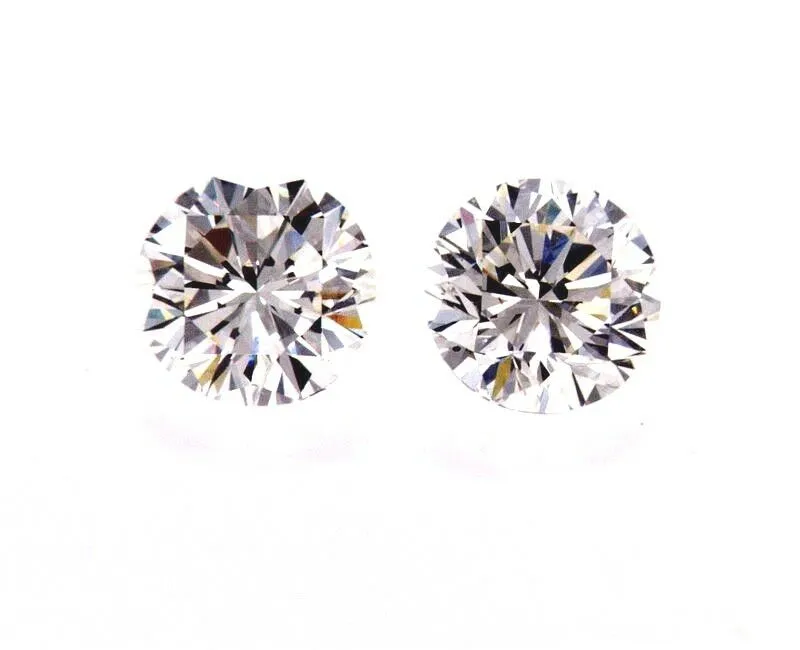1CT Diamond Studs Earrings 14K White Gold GIA Certified Natural Round Cut