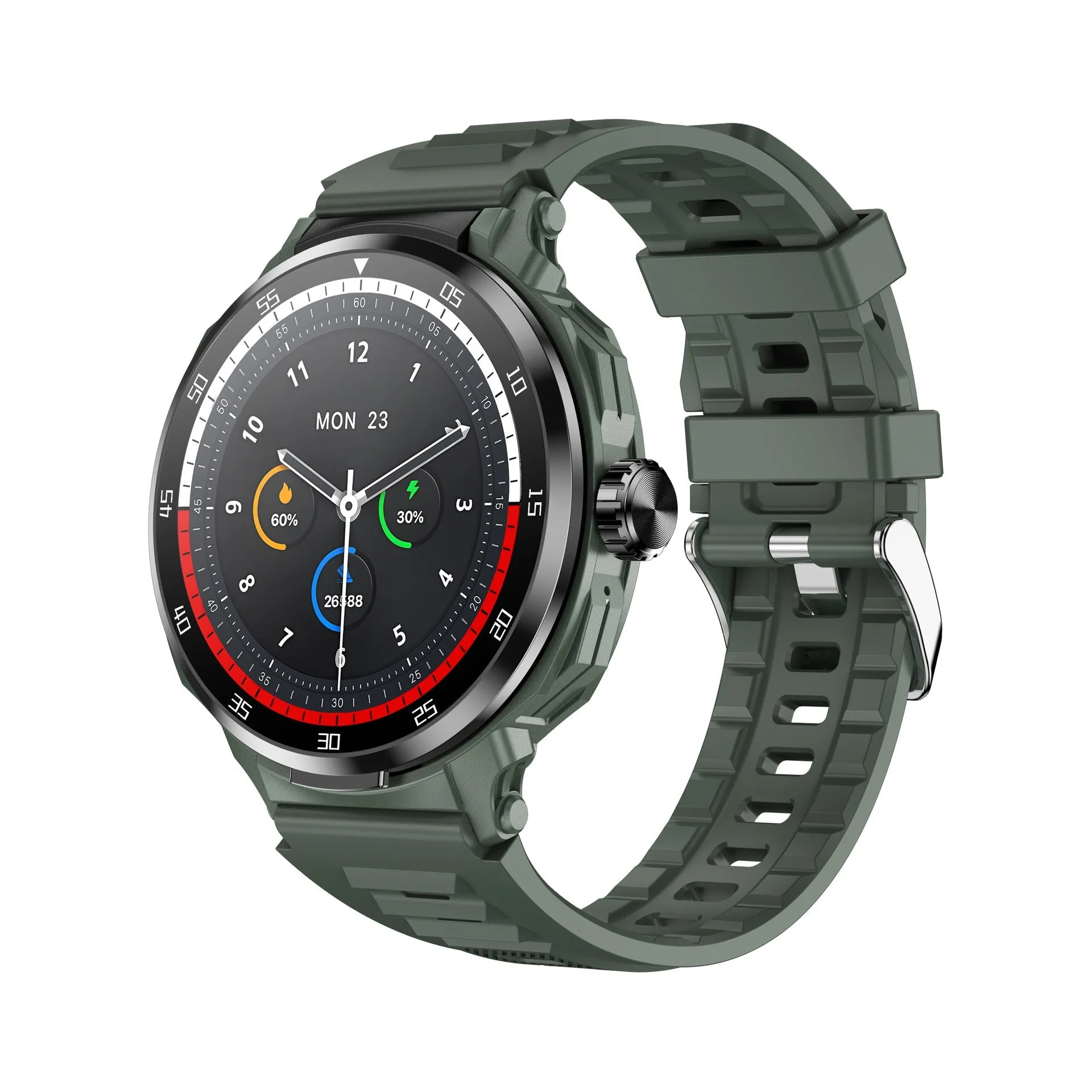 2 in 1 Health Monitoring Smart Watch Bulit-in TWS Headset Sport HD Full Color Screen Waterproof HIFI Sound Quality Bluetooth Earphones