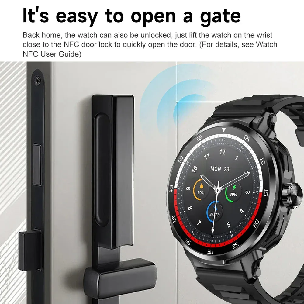 2 in 1 Health Monitoring Smart Watch Bulit-in TWS Headset Sport HD Full Color Screen Waterproof HIFI Sound Quality Bluetooth Earphones