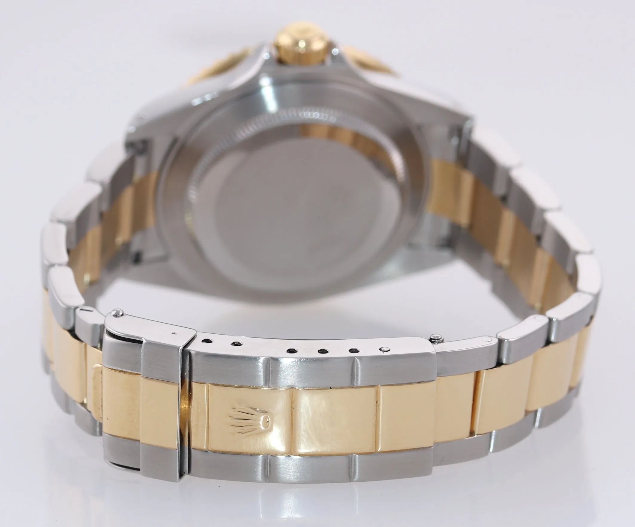 2004 PAPERS Rolex Submariner 16613 Two Tone 18k Gold Blue Dial 40mm Watch Box