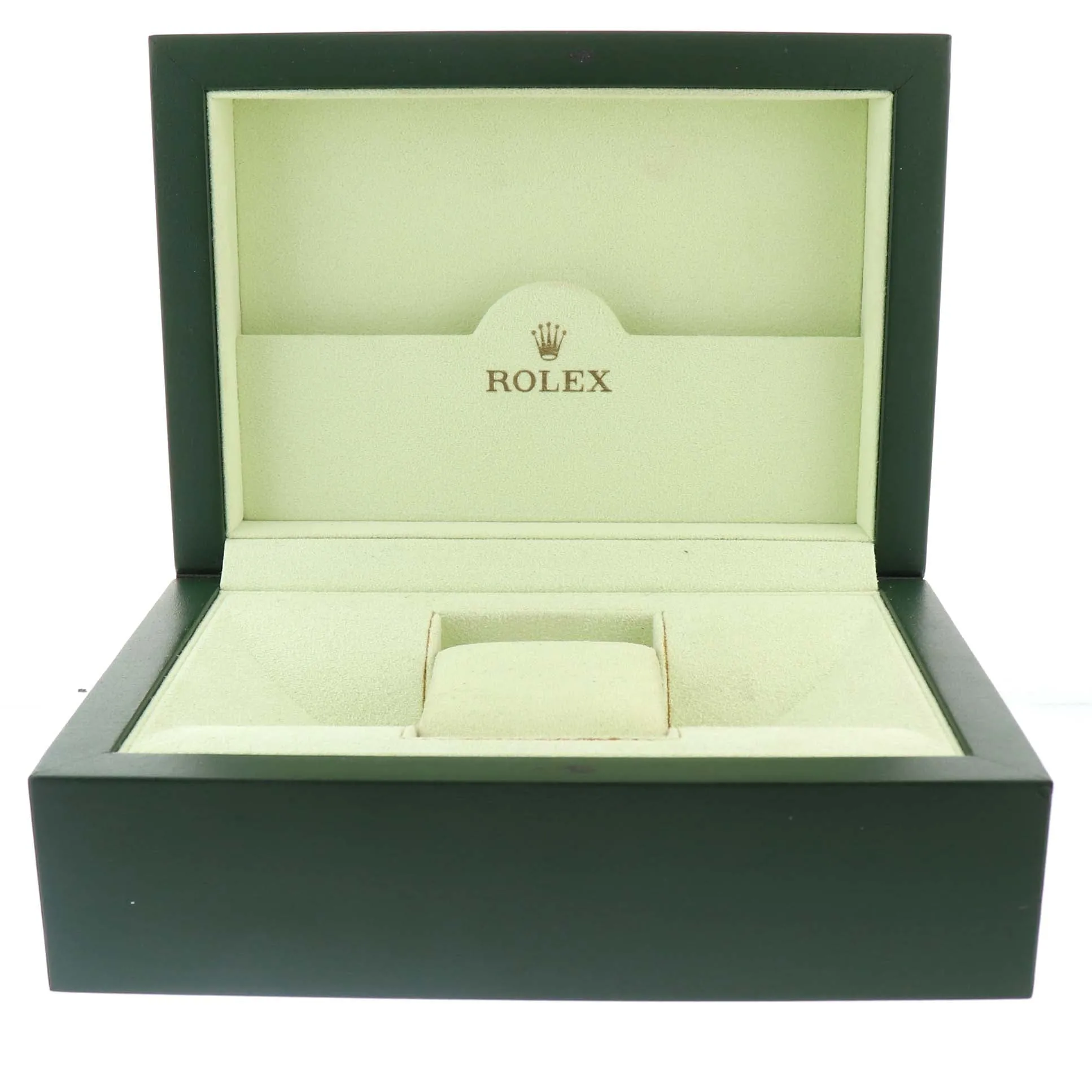2005 NO HOLES Rolex Submariner 16613 Two Tone Gold Steel Factory Diamond Watch
