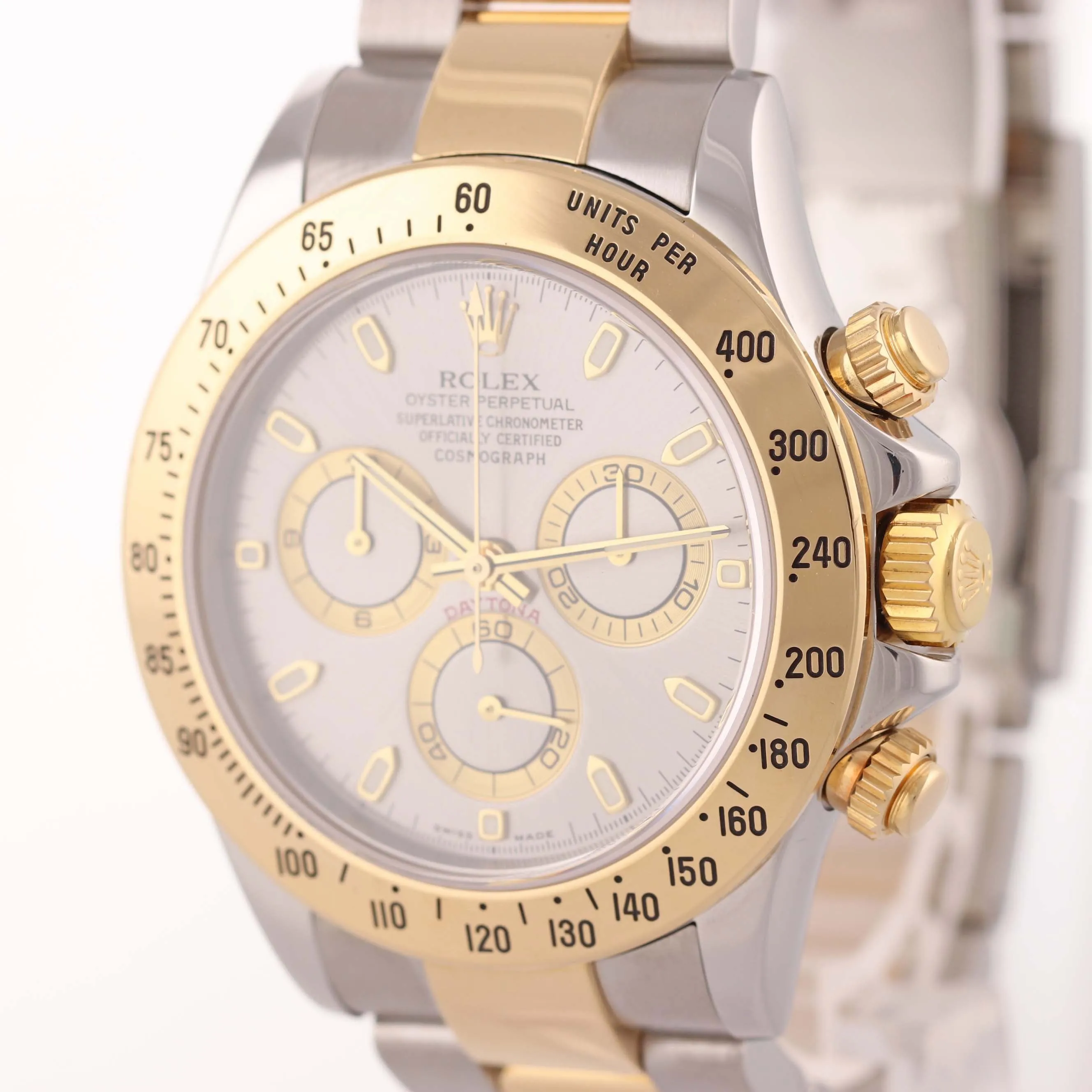 2007 116523 Rolex Daytona Chronograph Slate Steel 18k Gold Two Tone Watch Box