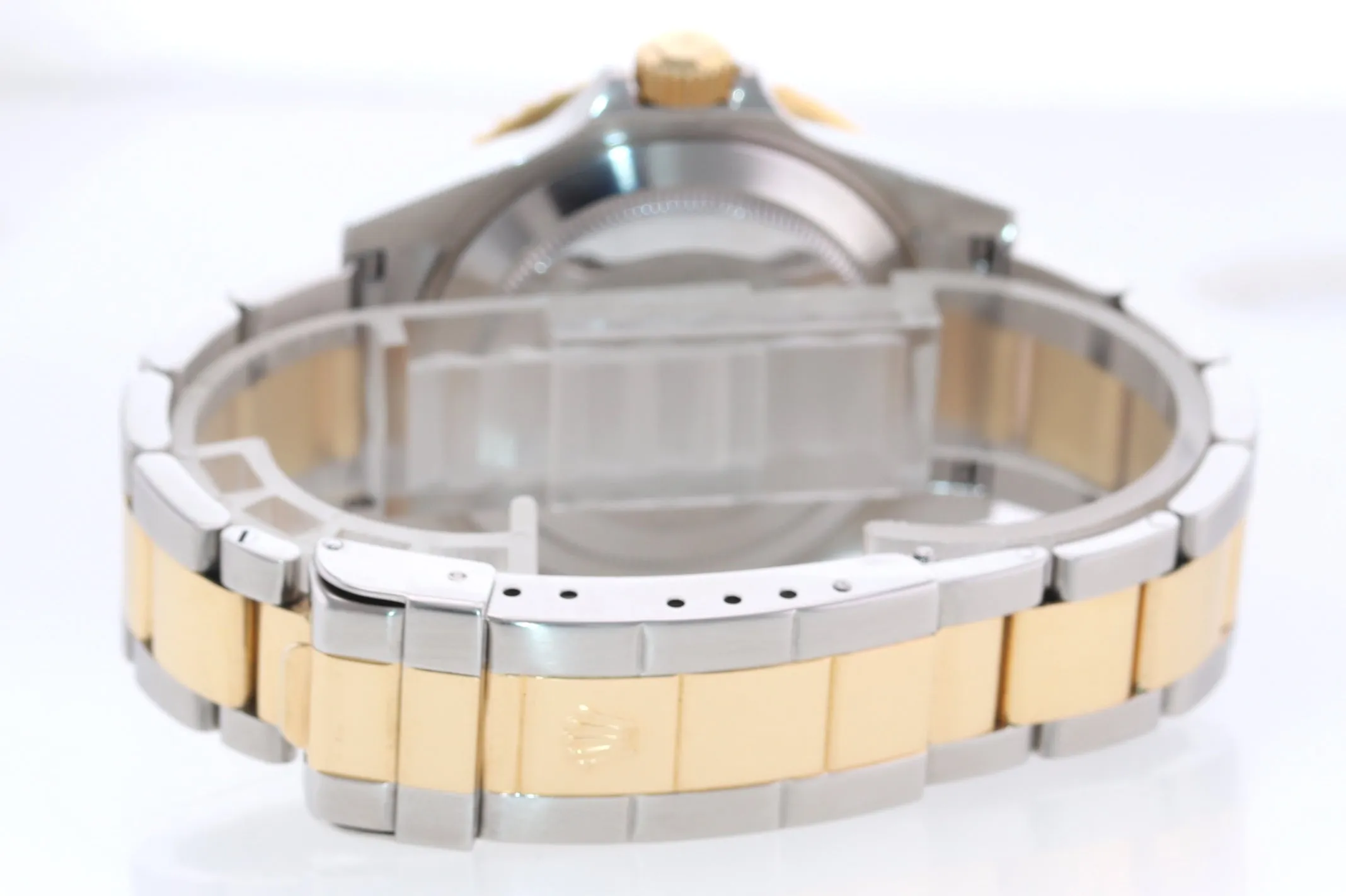 2008 Papers Rehaut Rolex Submariner 16613 Gold Steel Blue Watch Box Gold Buckle