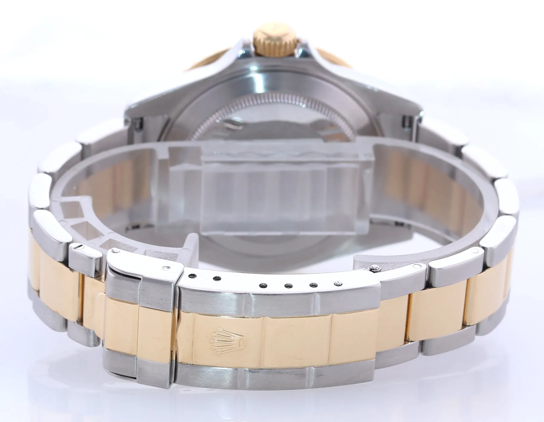 2008 PAPERS Rolex Submariner 16613 Two Tone Steel 18k Yellow Gold Blue 40mm Watch