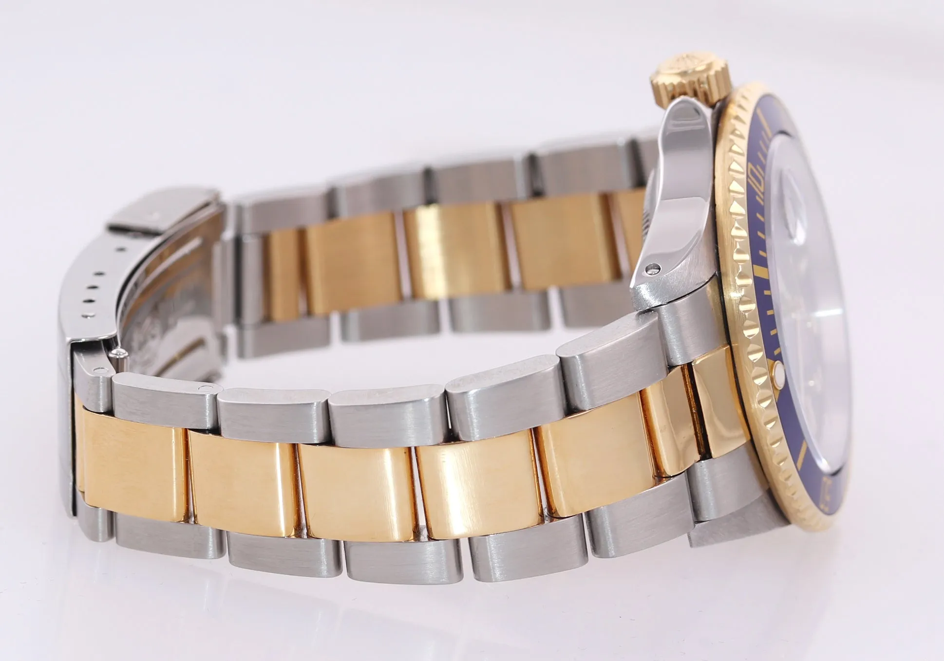 2014 RSC PAPERS Rolex Submariner 16613 Two Tone Steel 18k Gold Blue Watch Box