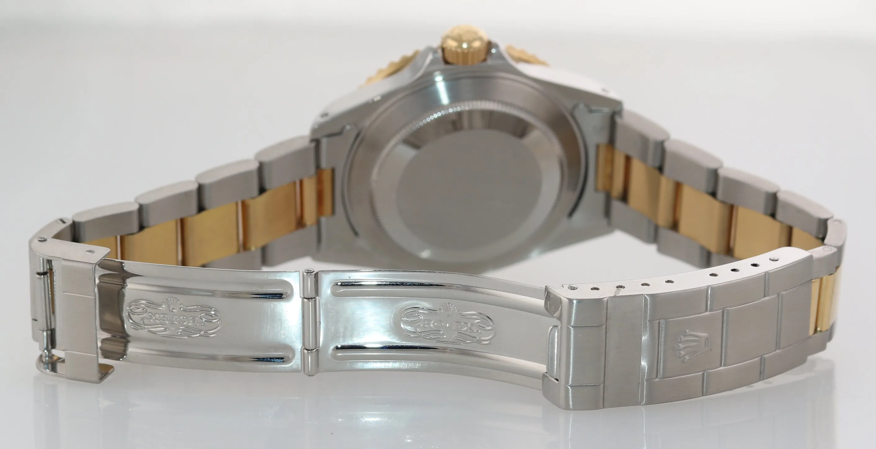2014 RSC PAPERS Rolex Submariner 16613 Two Tone Steel 18k Gold Blue Watch Box