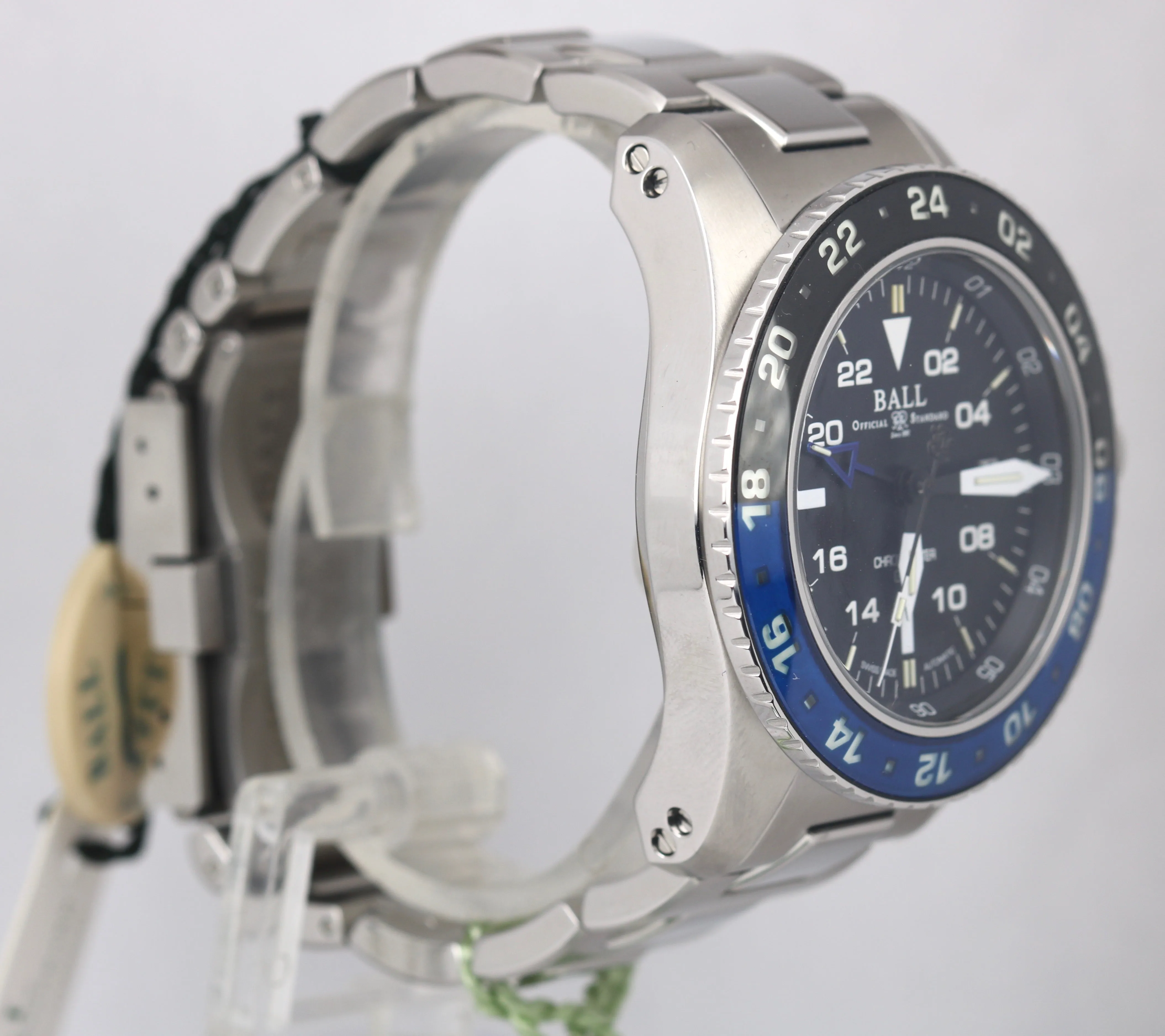 2019 Ball Limited Edition AreoGMT II DG2018 Blue Black Stainless GMT Date Watch