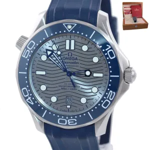 2019 PAPERS Omega Seamaster 300M Grey Diver 210.32.42.20.06.001 Steel 42mm Watch