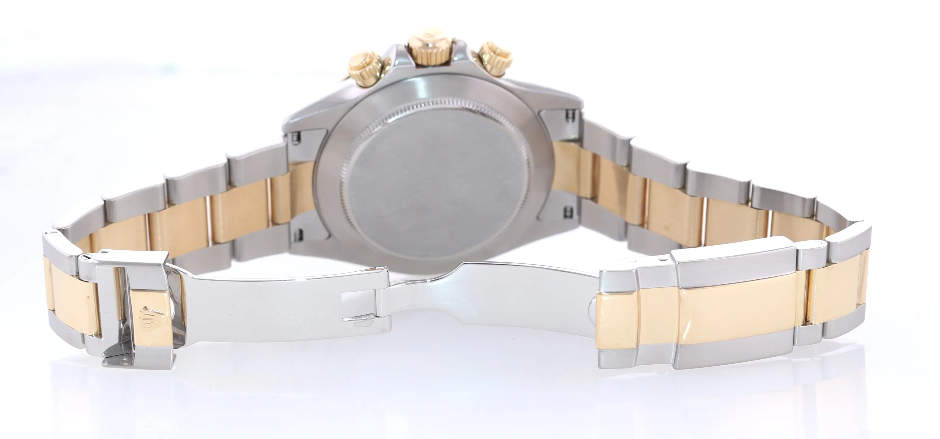 2020 RSC Paper Rolex Daytona 116523 White Panda Steel Yellow Gold Two Tone Watch