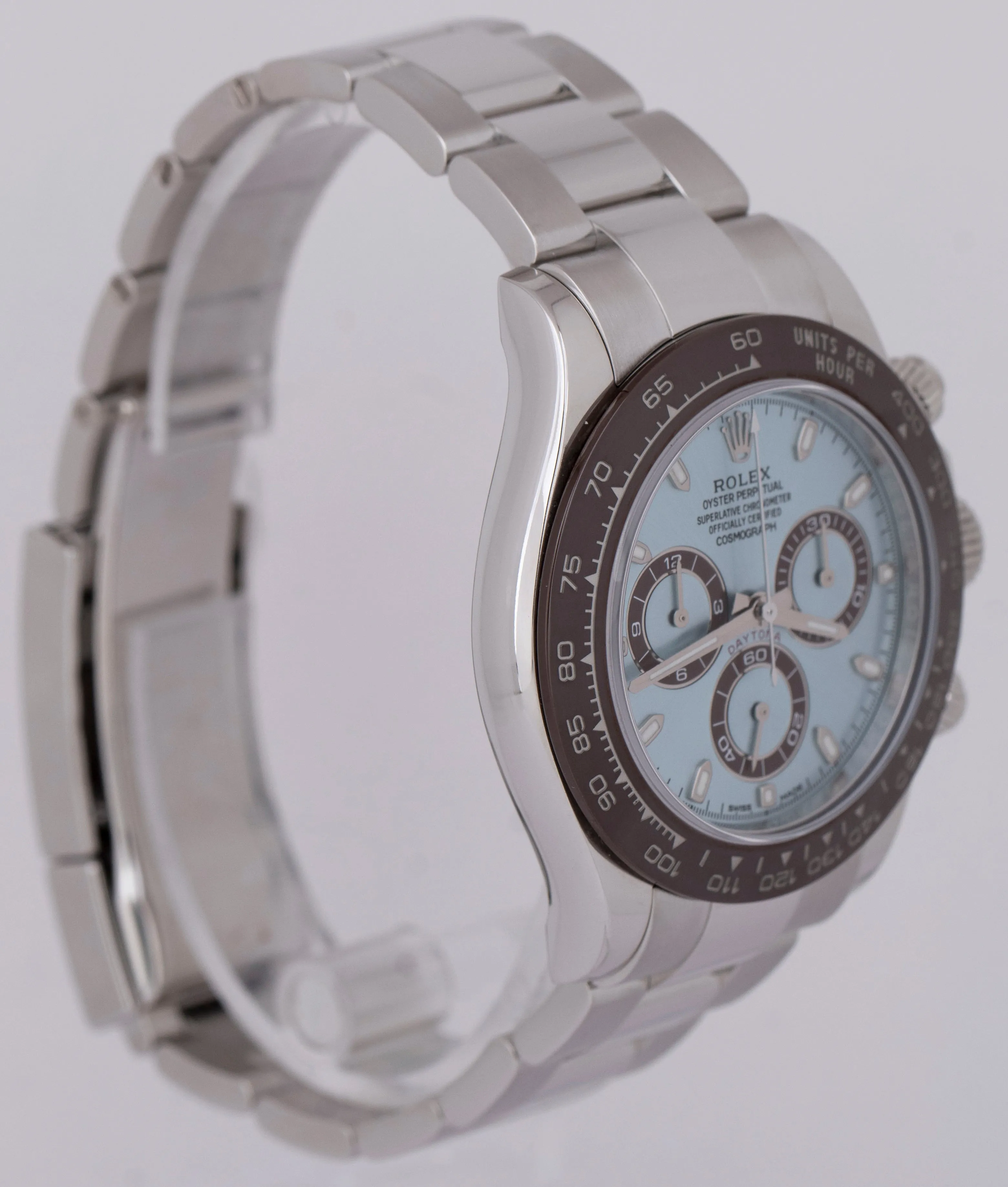 2023 NEW PAPERS Rolex Daytona GLACIER ICE BLUE 40mm 950 Platinum 116506 BOX