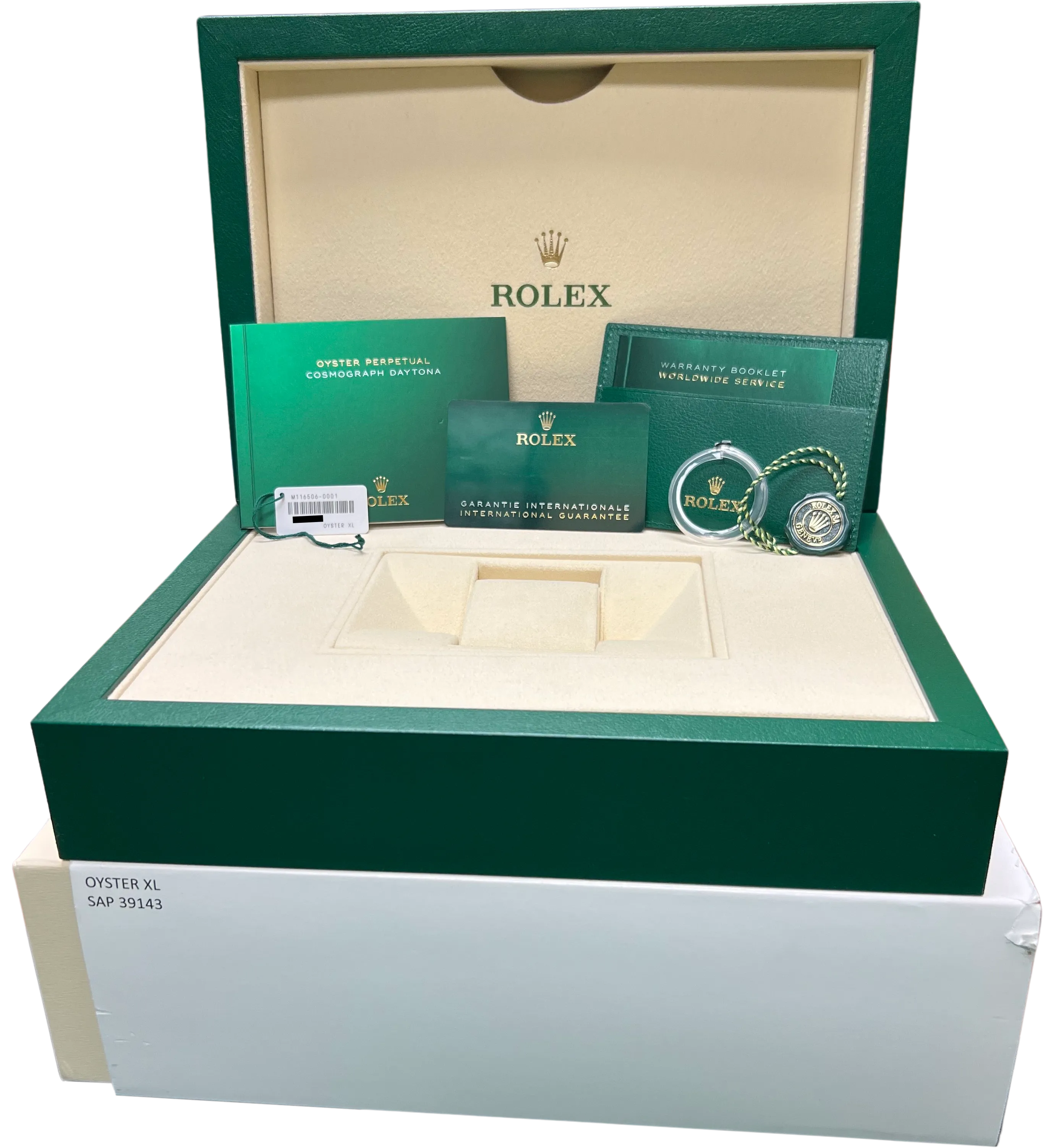 2023 NEW PAPERS Rolex Daytona GLACIER ICE BLUE 40mm 950 Platinum 116506 BOX