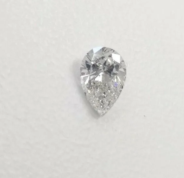 3/4 CT I Color SI2 Clarity Pear Shape Cut Natural Loose Diamond GIA Certified