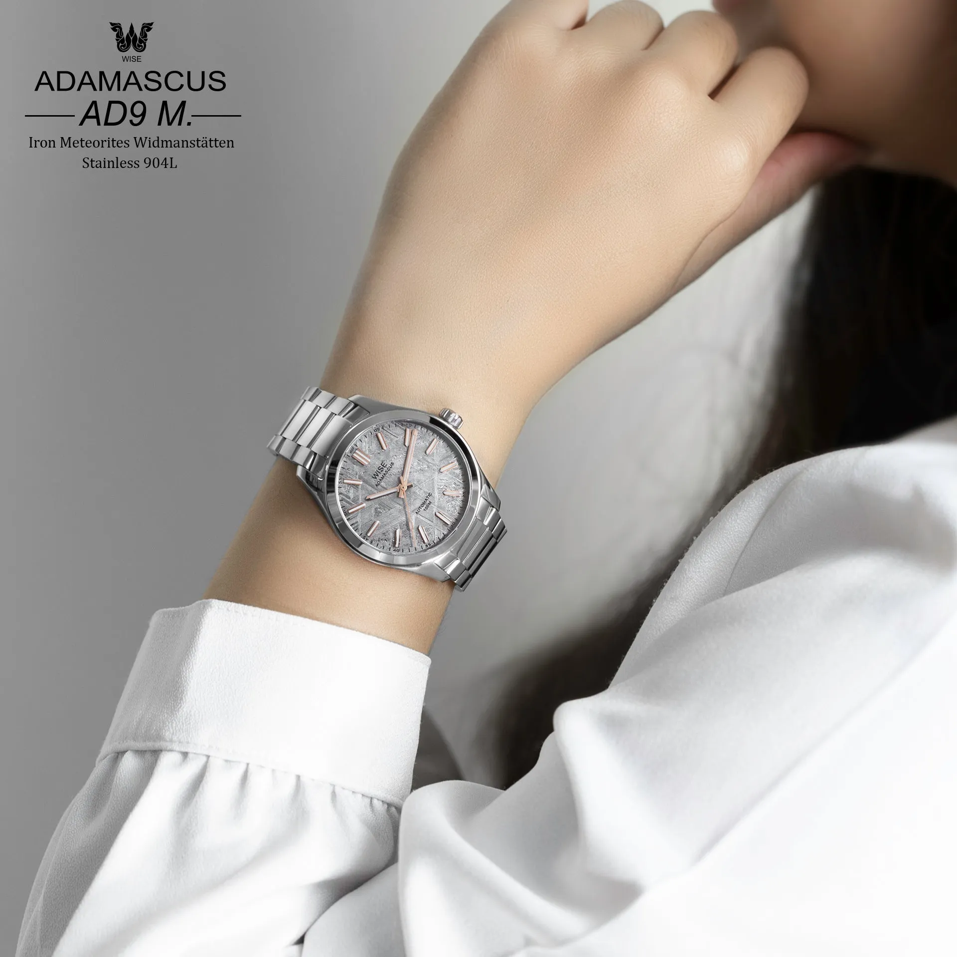 ADAMASCUS AD9M. Meteorite Stainless 904L (6th batch)