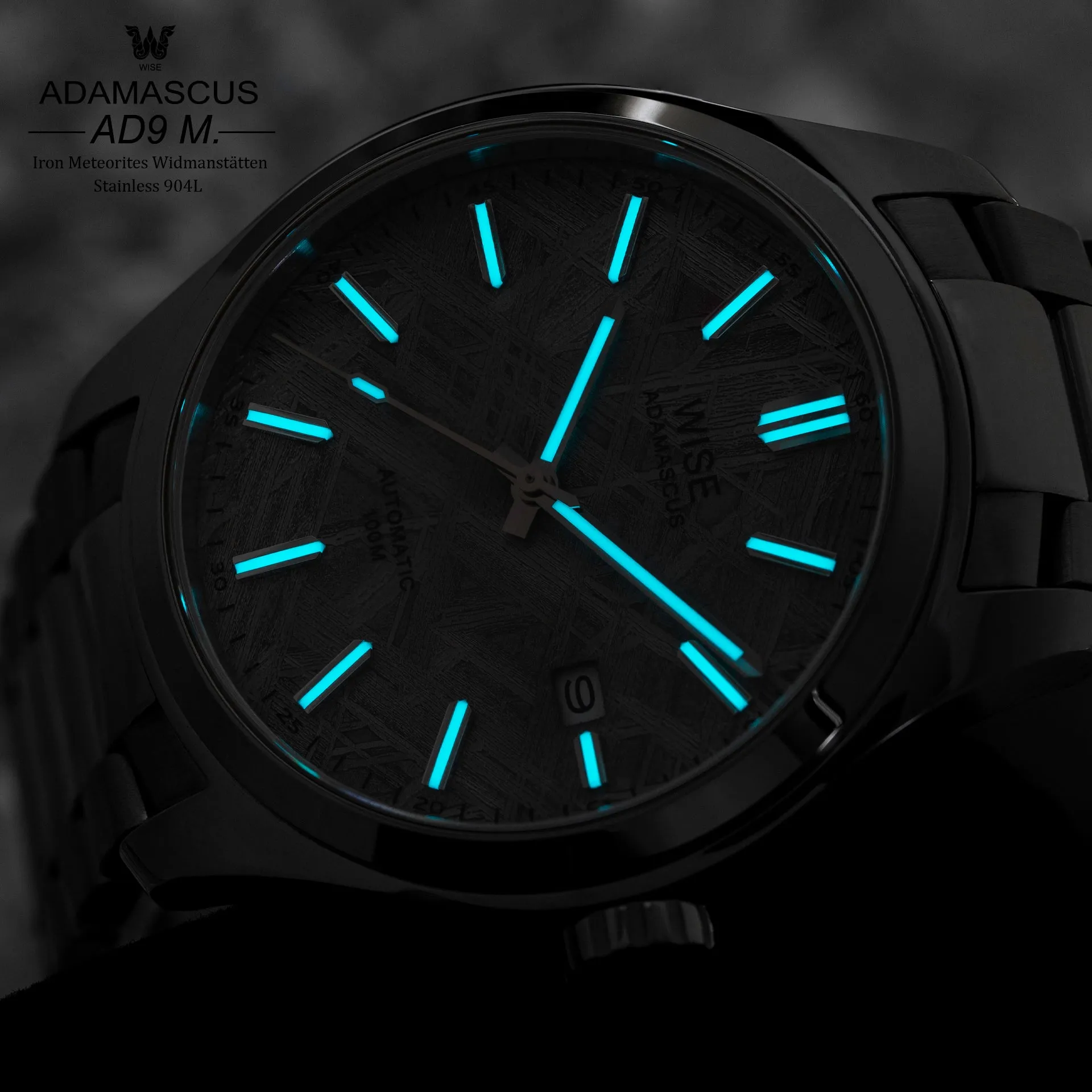 ADAMASCUS AD9M. Meteorite Stainless 904L (6th batch)