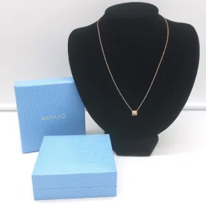 Anita Ko Pave Diamond Spike Pendant Necklace 18k Rose Gold