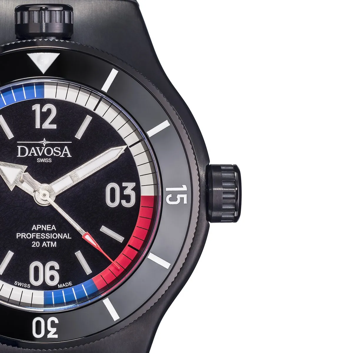 Apnea Pro Automatic Swiss-Made 200m Men's Diver watch 16157055