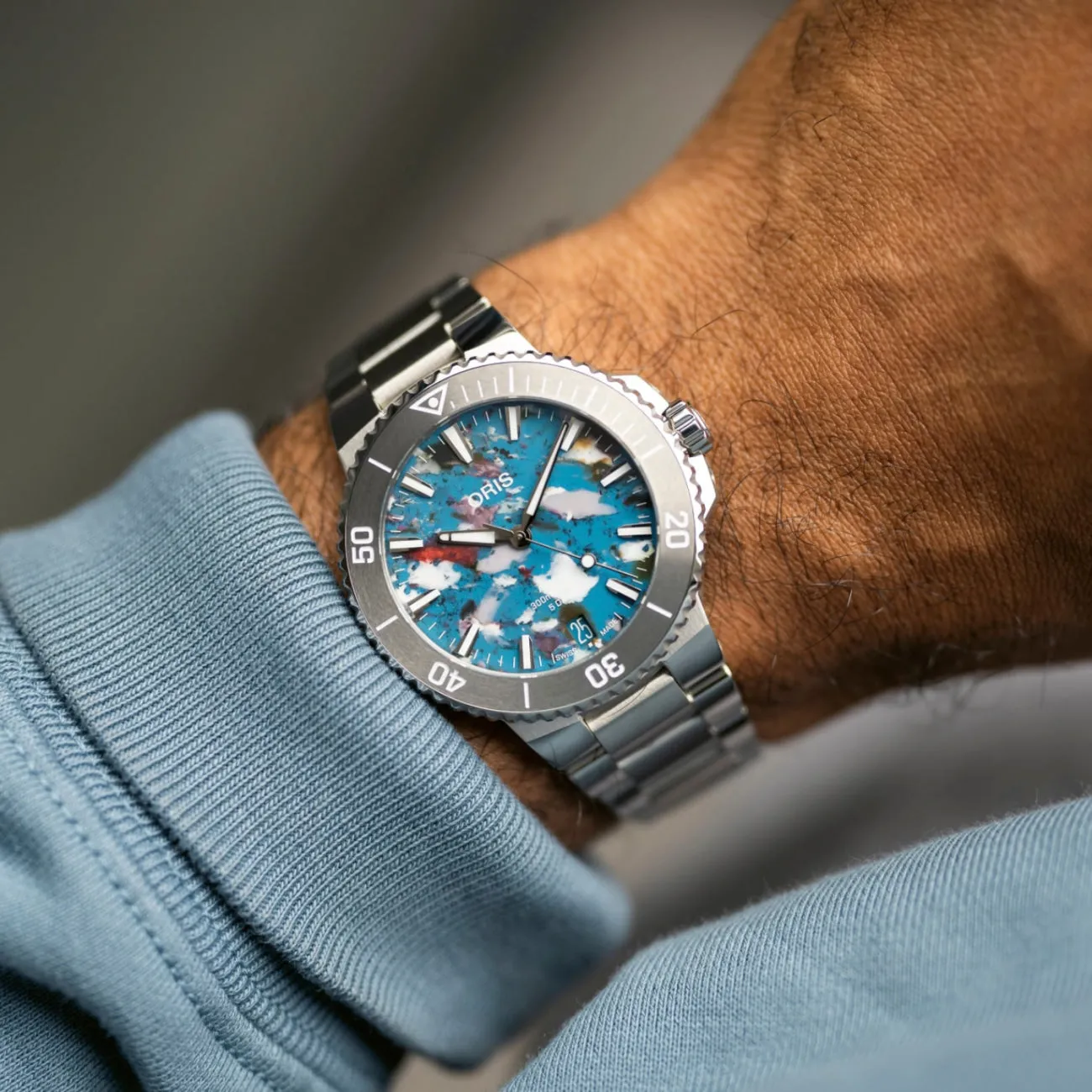 AQUIS DATE UPCYCLE CALIBRE 400