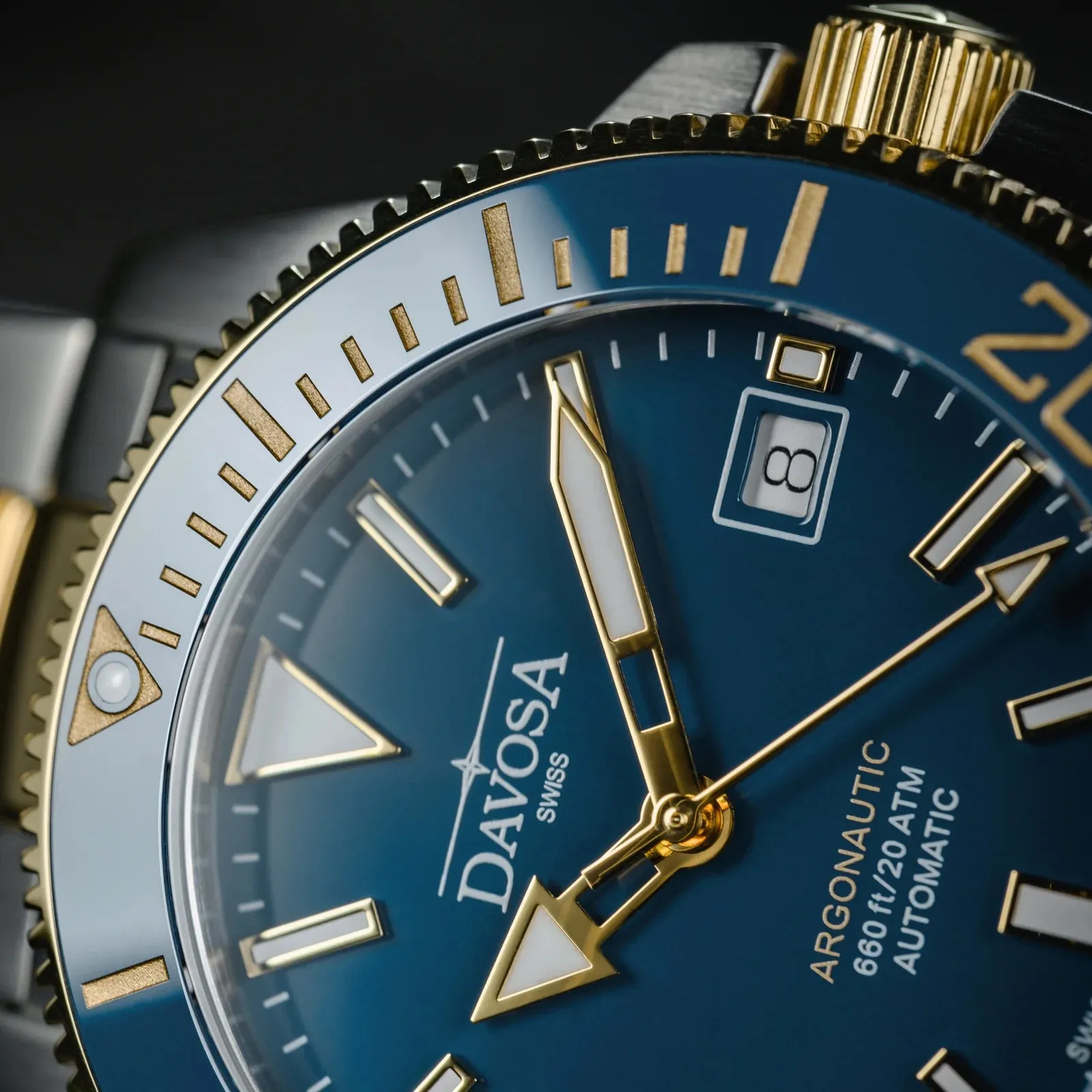 Argonautic 39 Automatic 200m Blue Gold Men's Diver Watch 16153340