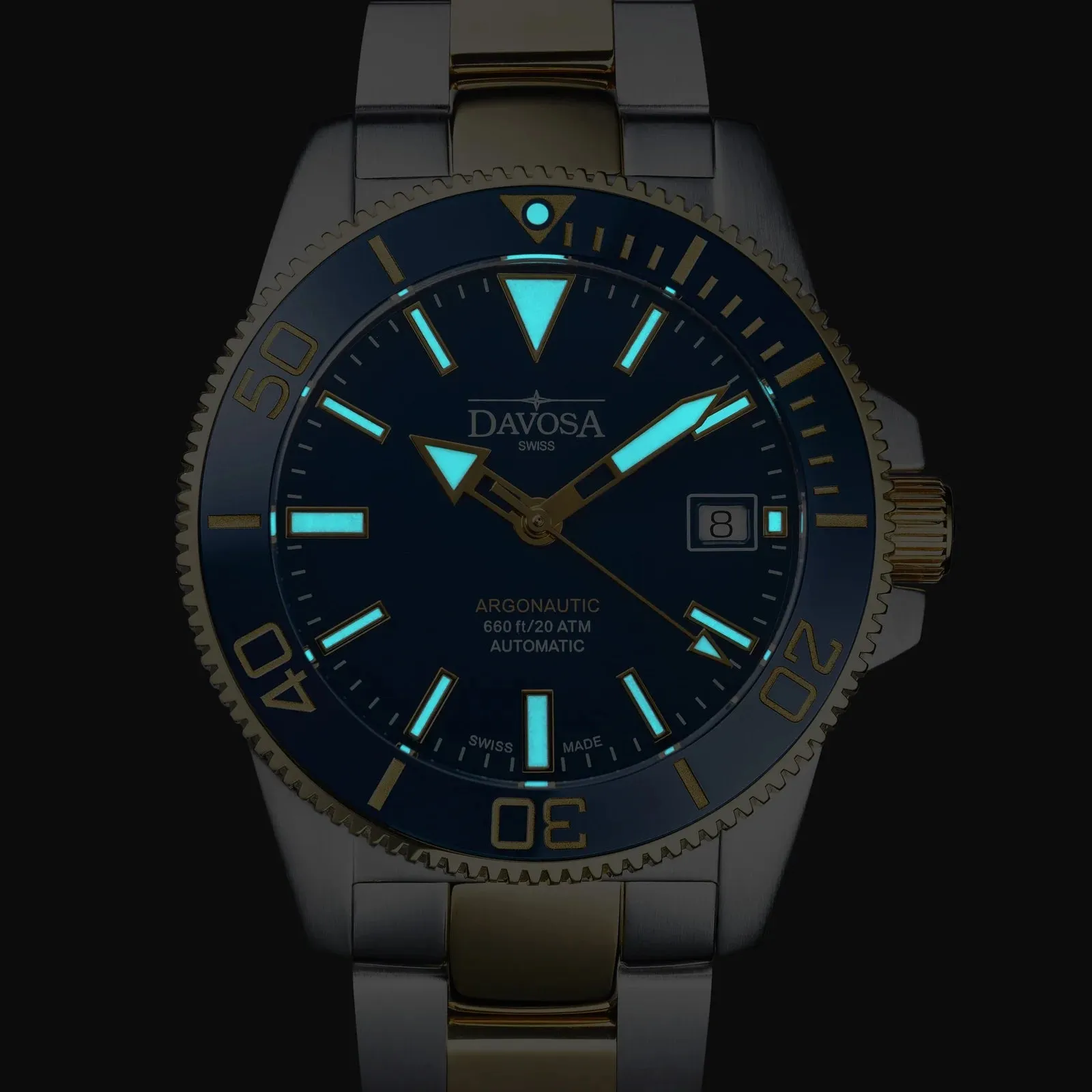 Argonautic 39 Automatic 200m Blue Gold Men's Diver Watch 16153340