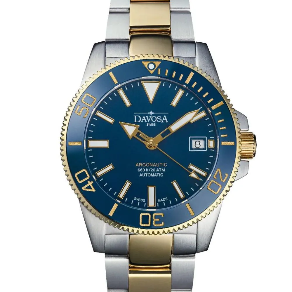 Argonautic 39 Automatic 200m Blue Gold Men's Diver Watch 16153340