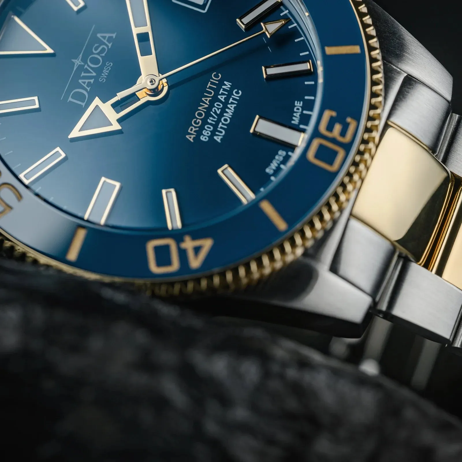 Argonautic 39 Automatic 200m Blue Gold Men's Diver Watch 16153340