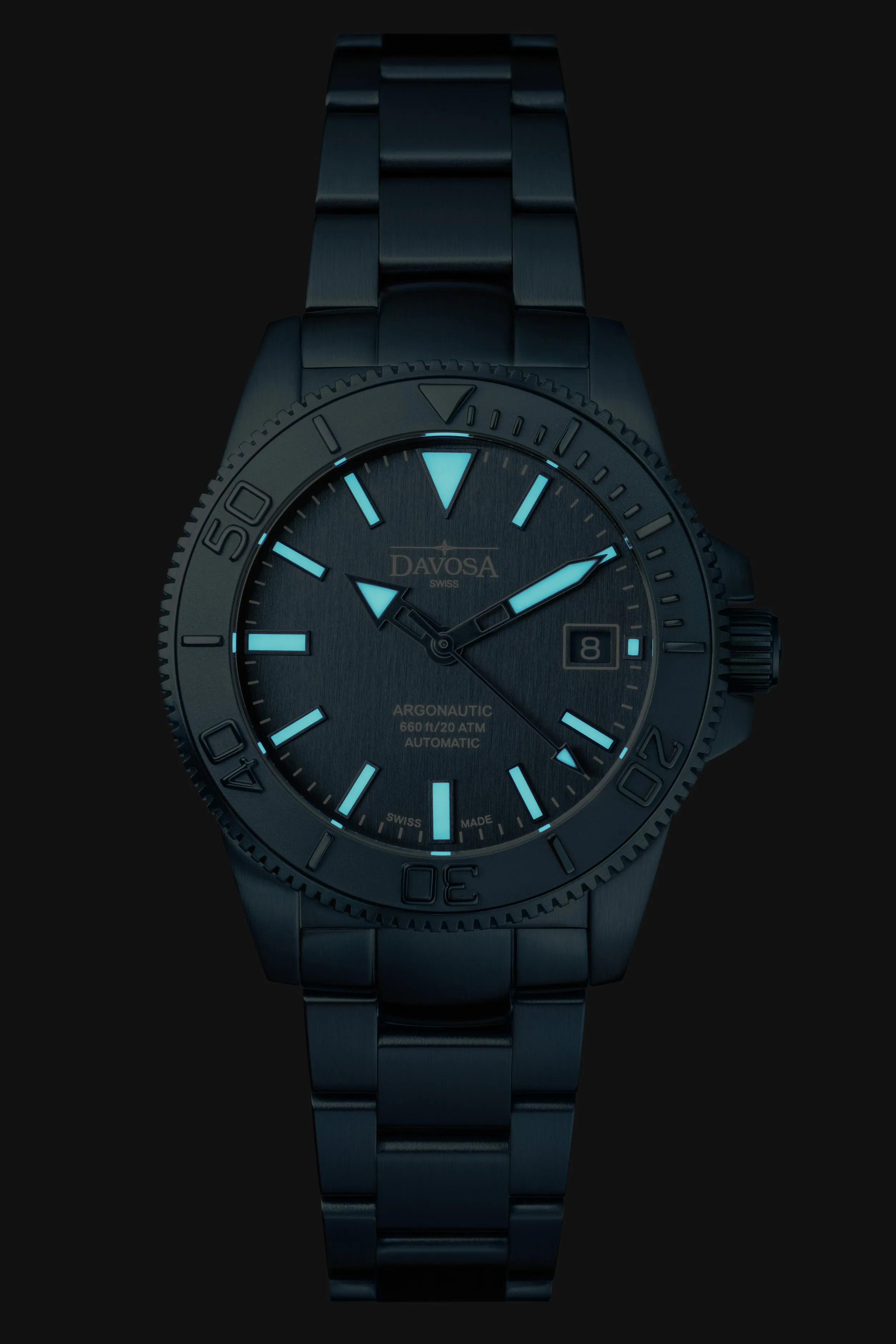 Argonautic 39 Monochrome Automatic 200m Men's Diver Watch 16154040 Limited Edition