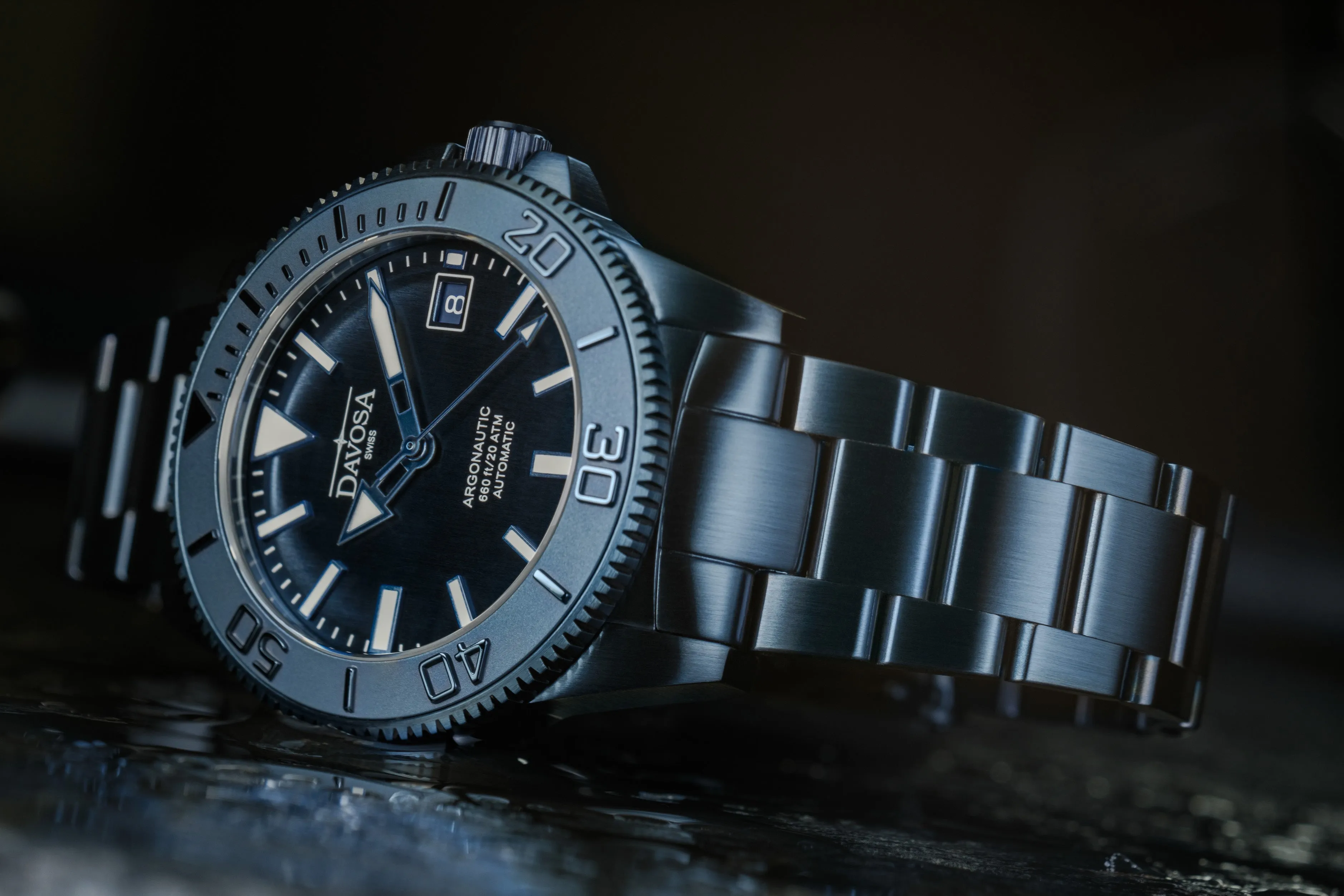 Argonautic 39 Monochrome Automatic 200m Men's Diver Watch 16154040 Limited Edition