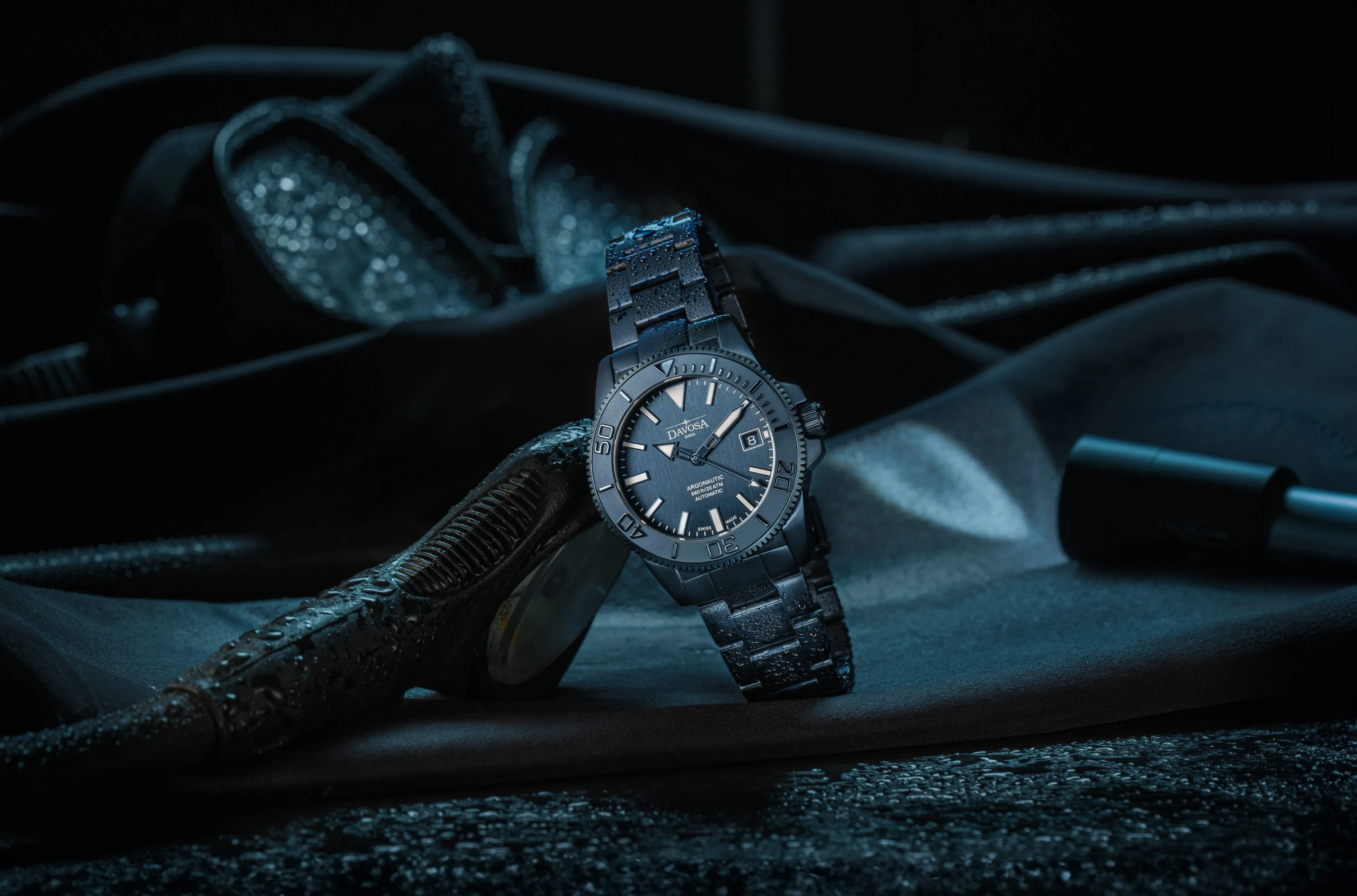Argonautic 39 Monochrome Automatic 200m Men's Diver Watch 16154040 Limited Edition