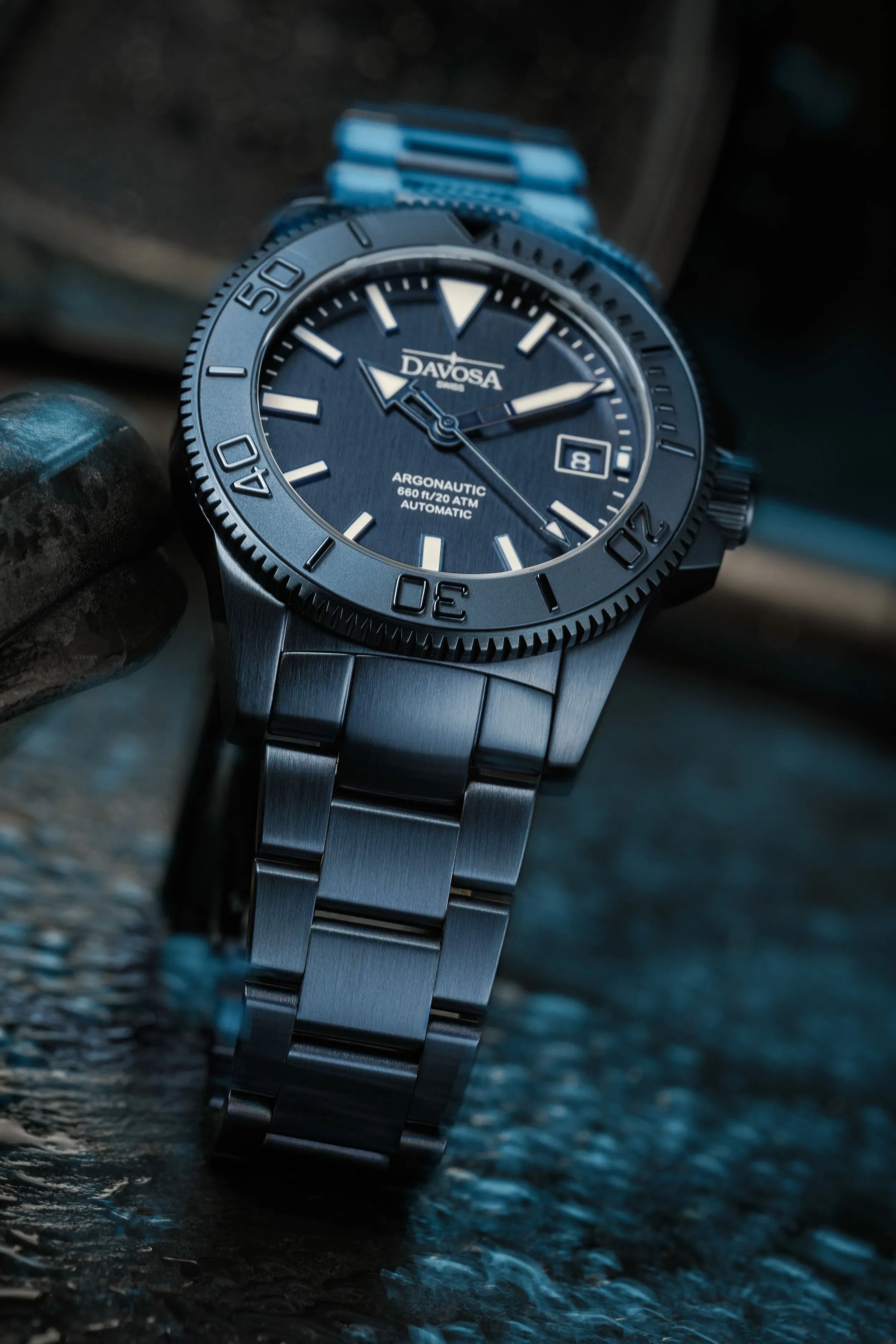 Argonautic 39 Monochrome Automatic 200m Men's Diver Watch 16154040 Limited Edition