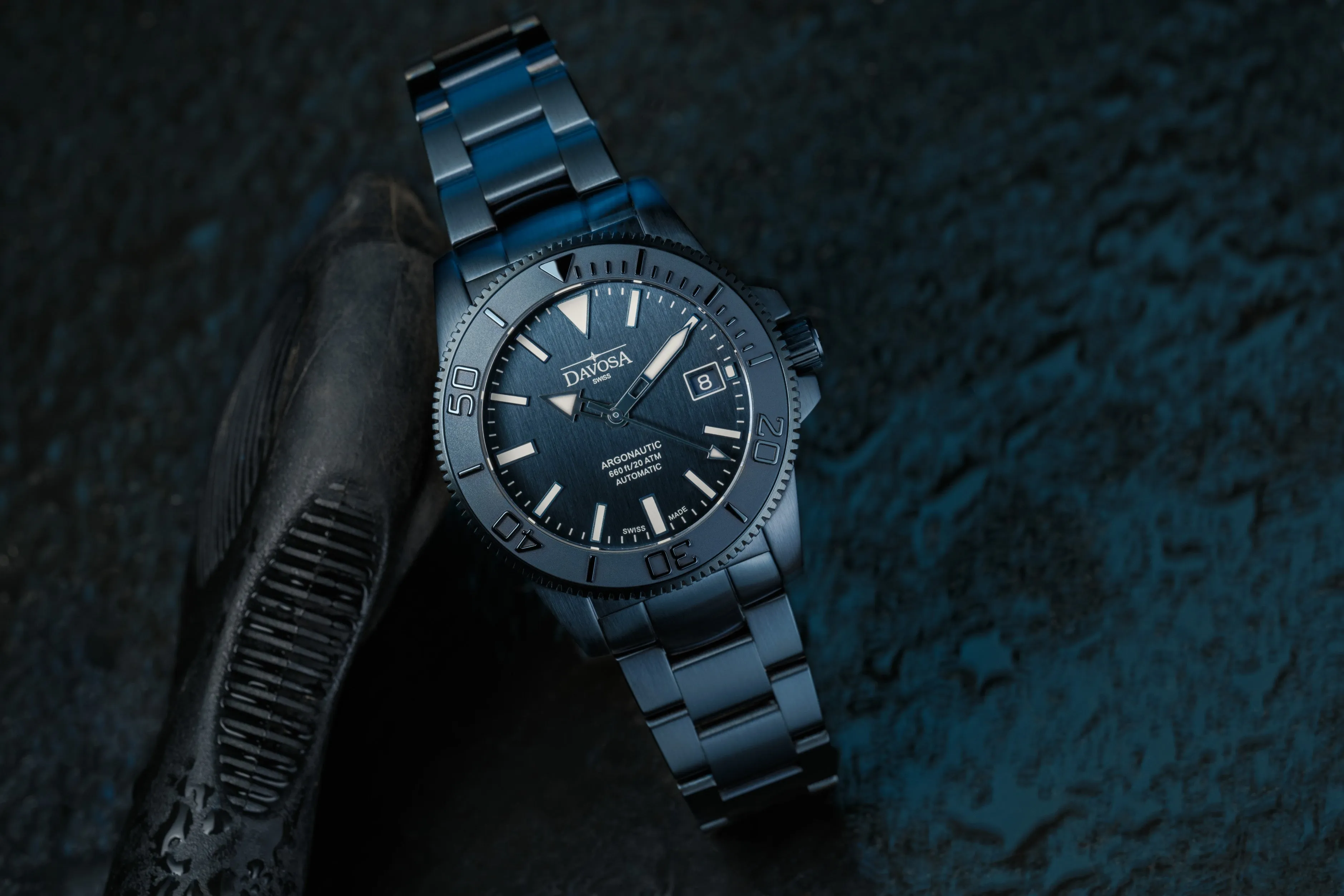 Argonautic 39 Monochrome Automatic 200m Men's Diver Watch 16154040 Limited Edition